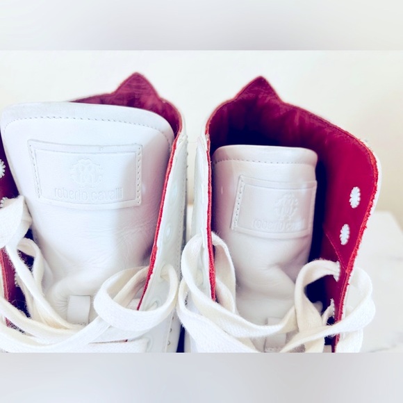 Roberto Cavalli Logo High-Top Sneakers - Picture 4 of 7